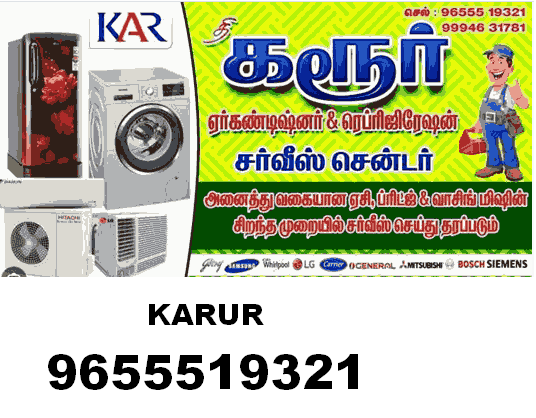 Karur Refrigeration Fridge service in karur